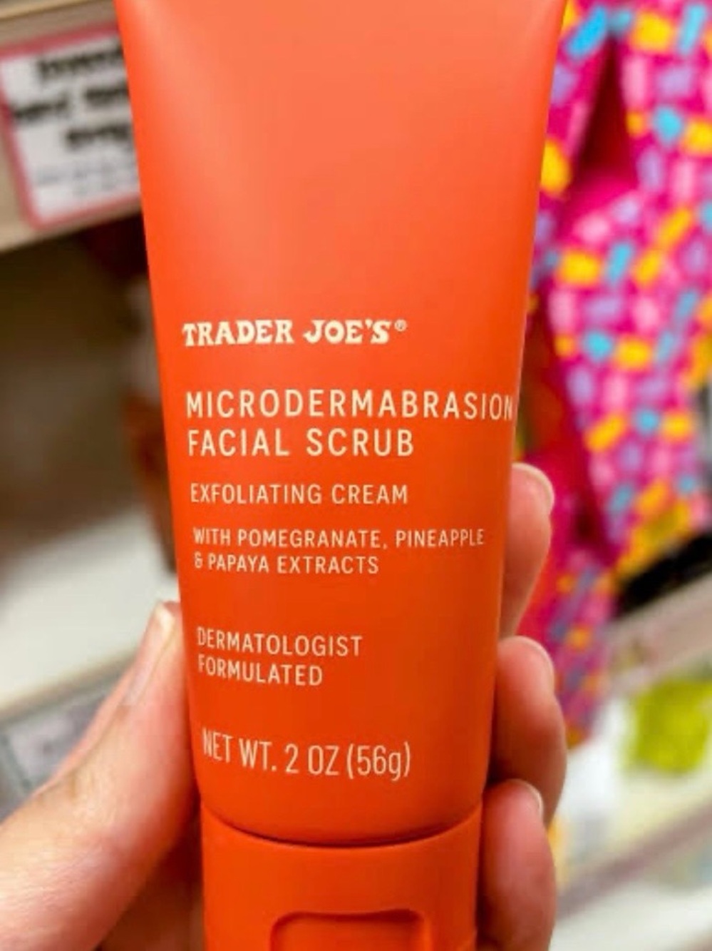 Trader Joe's Microdermabrasion Facial Scrub - Exfoliating Face Scrub